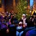 A crowd gathers in Kerrytown to witness the holiday tree lighting on Sunday. Santa said this was the biggest audience he has seen in the last few years. Daniel Brenner I AnnArbor.com